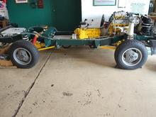 Our Range Rover chassis display from LRNA