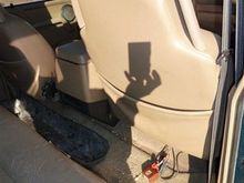 More interior. Note wiring coming out from under pass seat...
