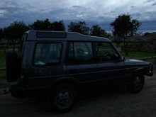 Discovery 1 *note the LPG tank in the rear behind the passenger seat*