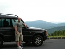 My Disco and me in Shenandoah National Park in Virginia