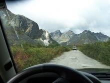 Road into Archangel Valley, Hatcher's Pass, Alaska.