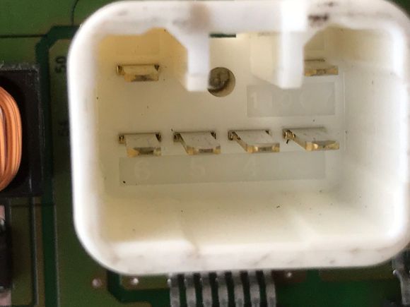 Connector on back on controller