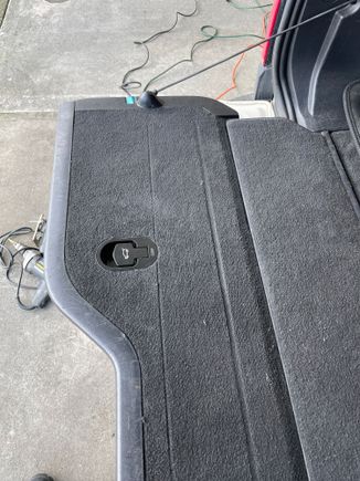 Freshly installed handle.