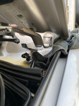 After removing bolts