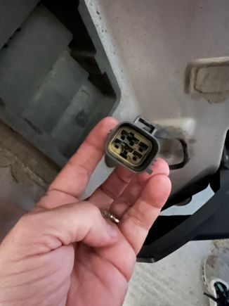 Suspect some arcing through the brake system because soot here and also in the brake light switch. 