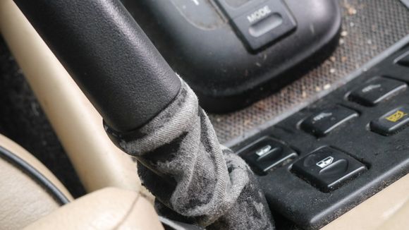 worn parking brake boot