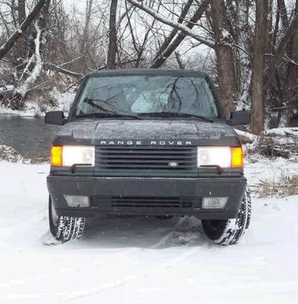 Near a little creek. It was actually kinda slick around here and the rover was a bit challenged. Of course it made it through though ;).
