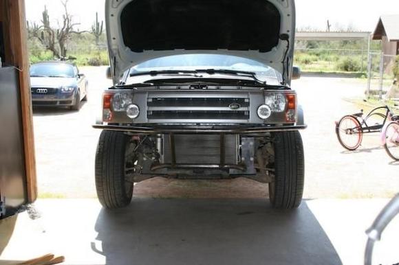 Bumper started, I chose to design on the fly. I dont know how it will look when done. So far it looks to big without a lift.