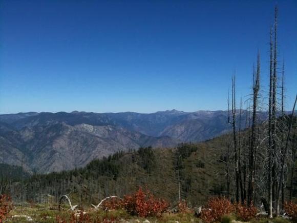 A northern view of the mountains at 7600FT