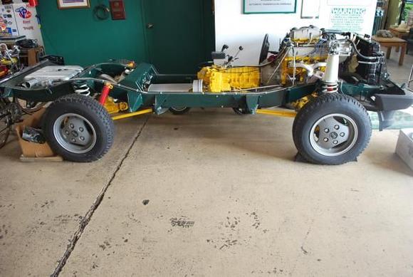 Our Range Rover chassis display from LRNA