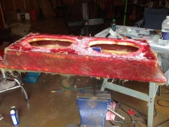 14 3 layers of fiberglass