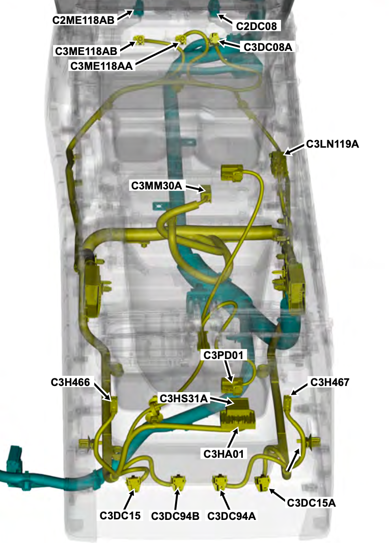 Console connectors from rear