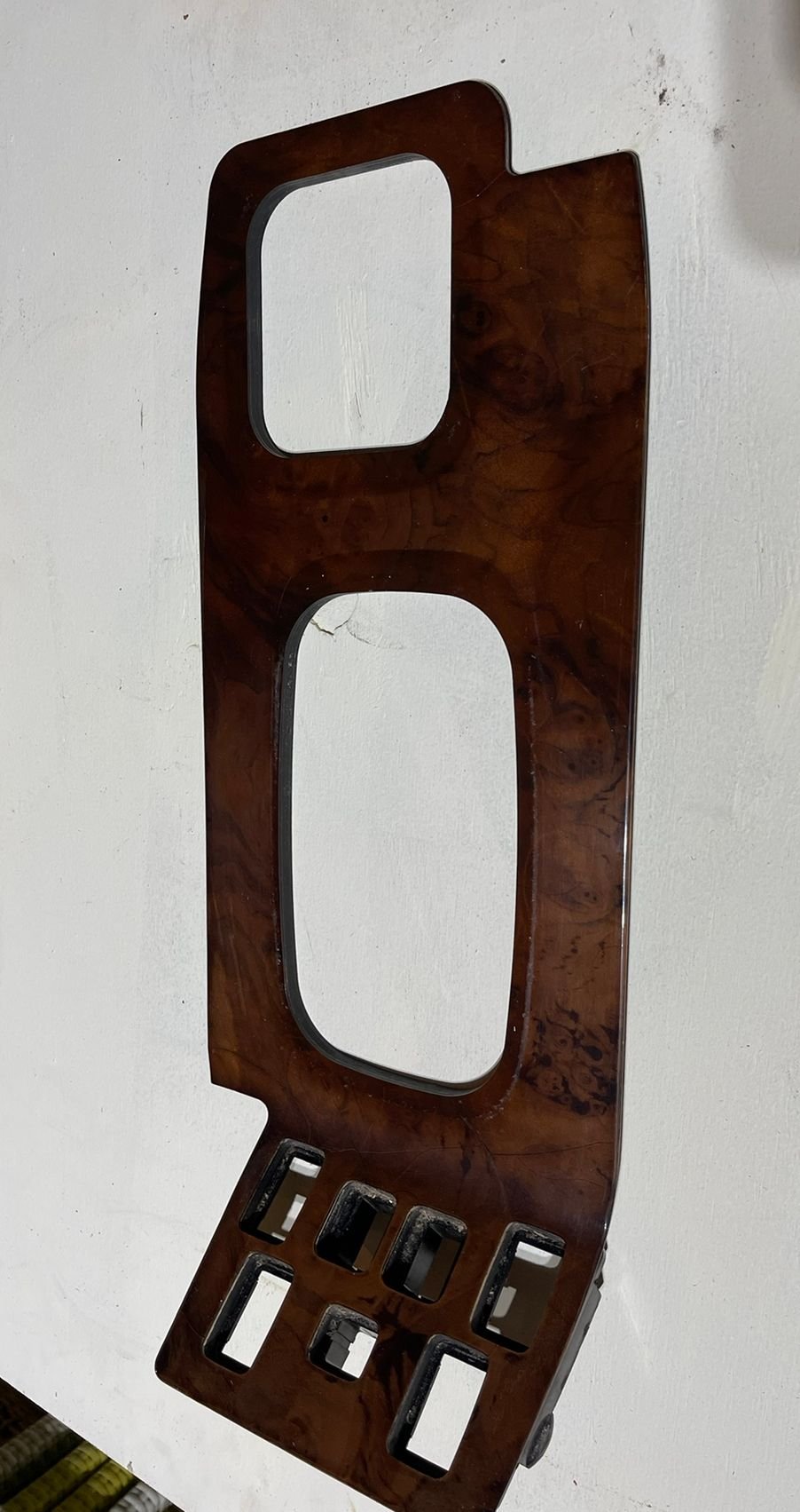 Interior/Upholstery - Wood shifter bezel trim deck switch plate - Used - 1998 to 2004 Land Rover Discovery - West Chester, OH 45069, United States