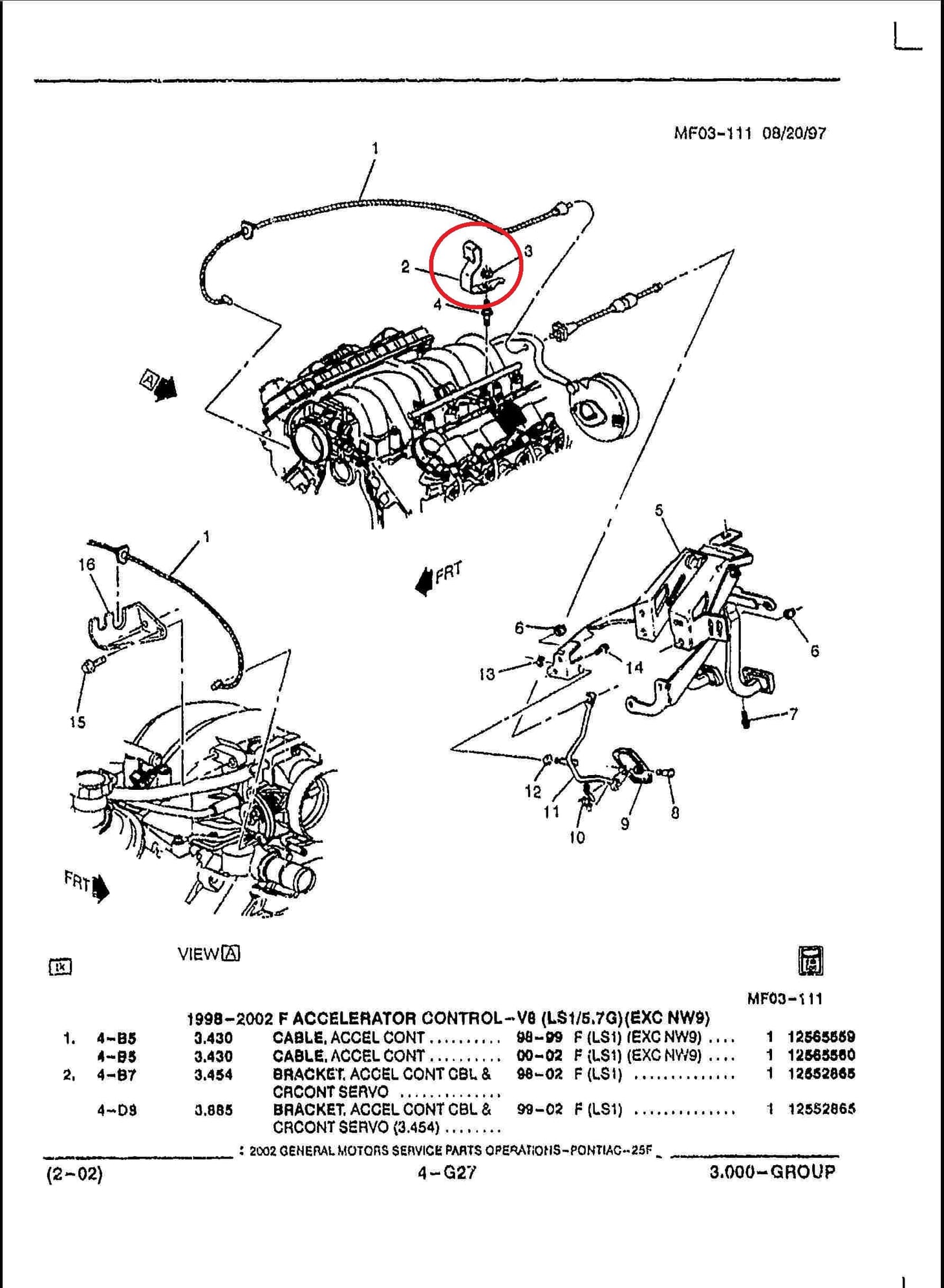 Engine - Intake/Fuel - WANTED - 98-02 Camaro Firebird Trans Am LS1 Throttle/Cruise Cable Bracket 12552865 - New or Used - -1 to 2025  All Models - Lindenhurst, NY 11757, United States