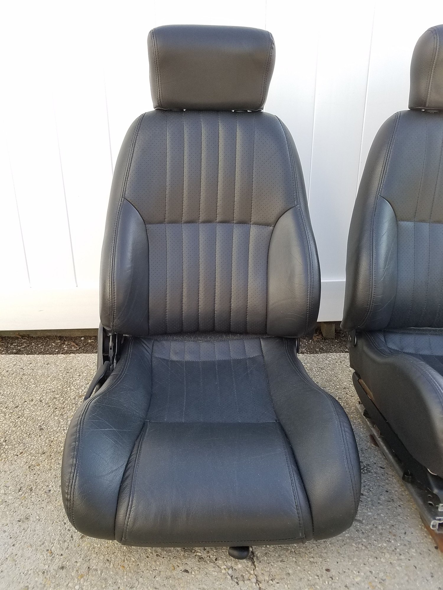  - 2000-2002 Pontiac Firebird Trans Am WS6 Black Ebony Leather Front Seats 52k Miles - Lindenhurst, NY 11757, United States