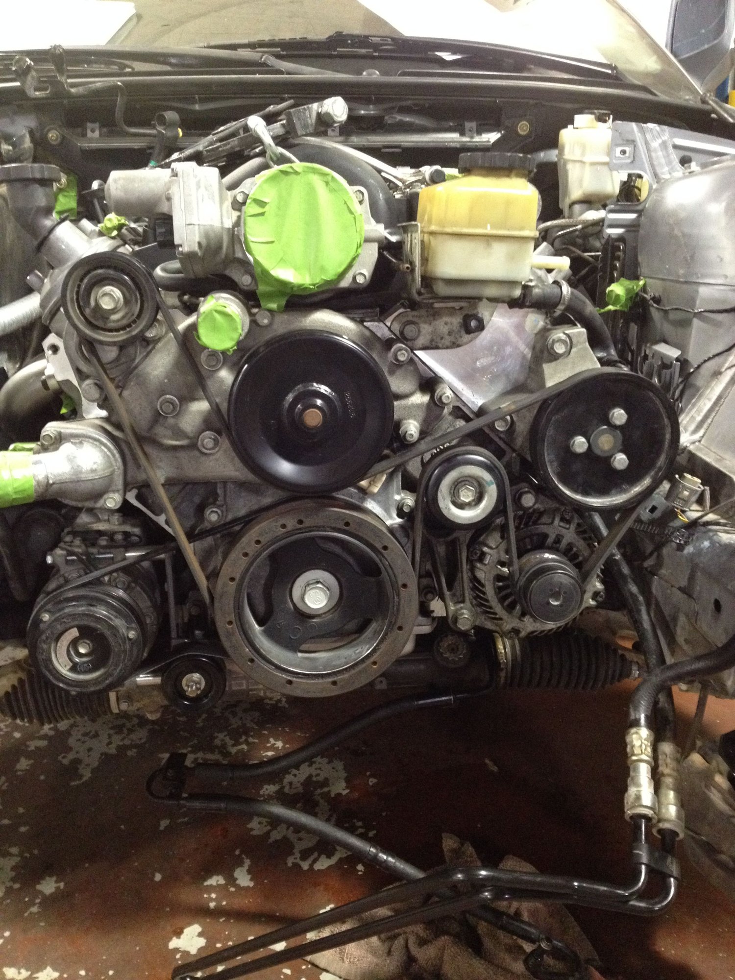 G8 GT power steering bracket and alternator bracket LS1TECH Camaro