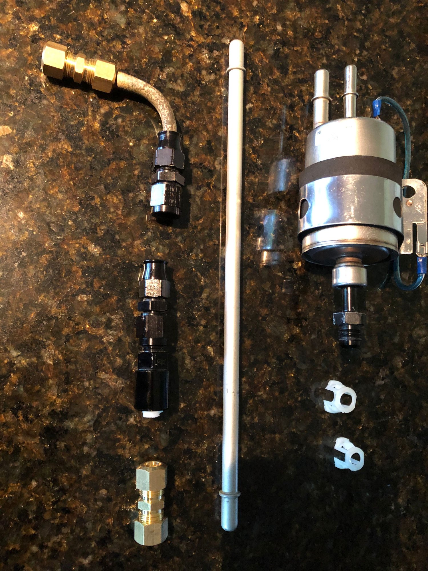 Racetronix 255 pump, hotwire kit, bucket, and c5 fuel pressure reg kit