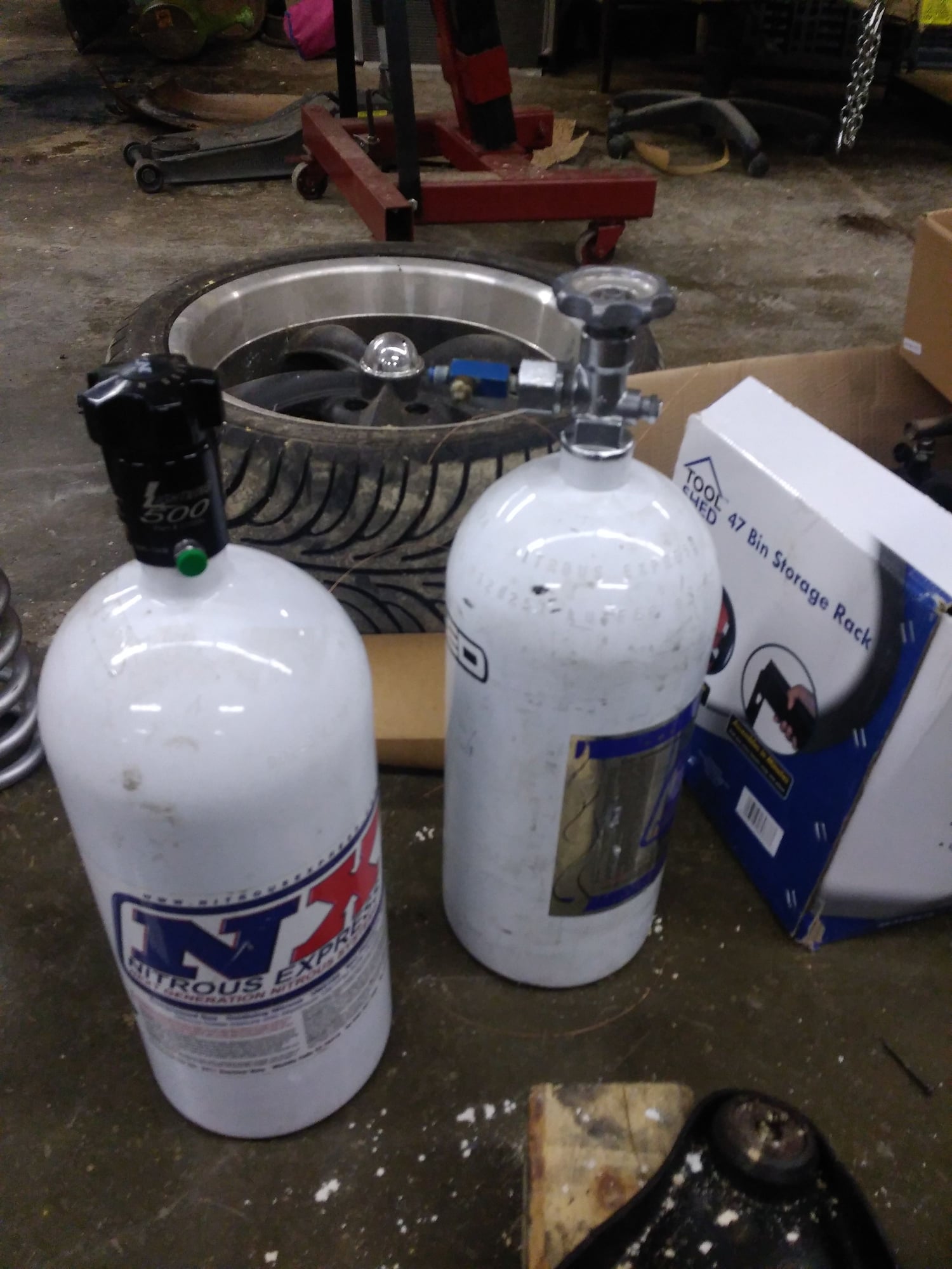  - TRADE ME CARB STUFF!  Nitrous Outlet COMPLETE Standalone Wet System 90mm Plate - Pulaski, VA 24301, United States