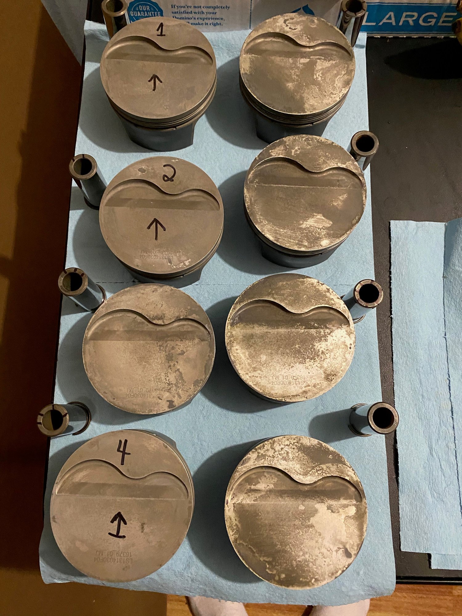 Chevy LS, LS1, LS2, LS6, Lq4 lsx Mahle pistons eBay LS1TECH