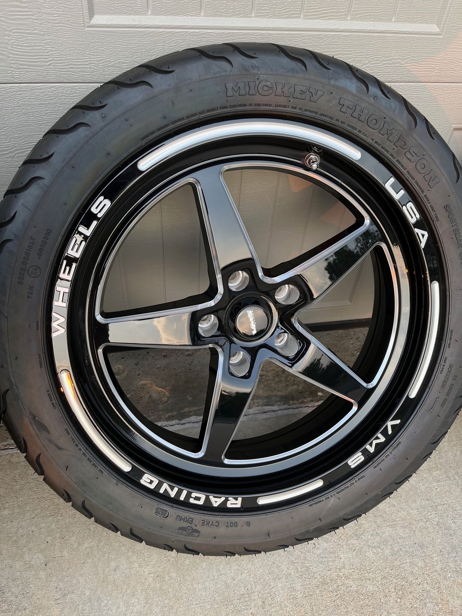 Wheels and Tires/Axles - VMS Racing - Wheels & Tires - Drag Pack - Oklahoma  LIKE NEW - Used - 2005 to 2013 Chevrolet Corvette - Poteau, OK 74953, United States