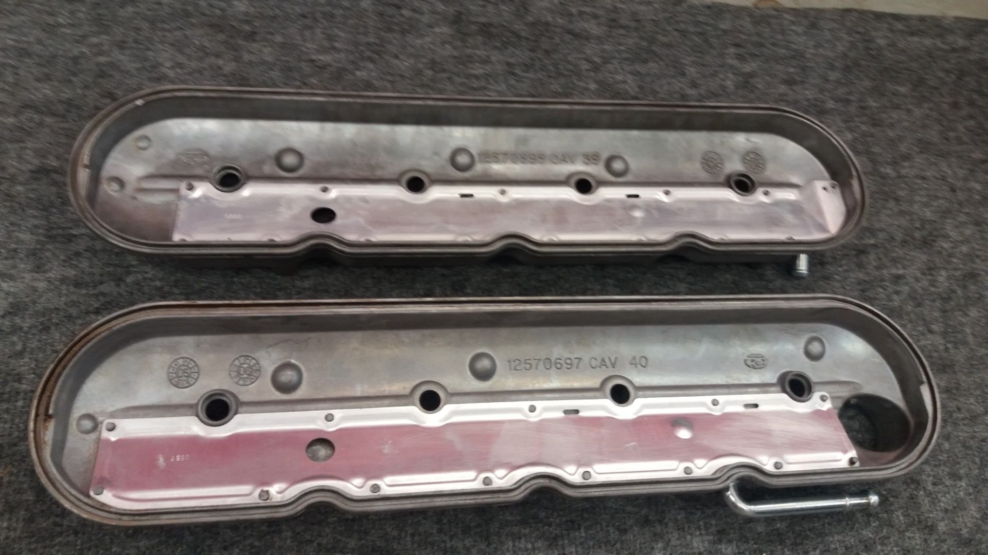 Engine - Internals - Valve Covers (late type) CLEANED. Will work with LS3 or earlier LS1,5.3 etc... - Used - Winter Park, FL 32792, United States