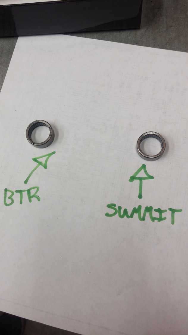 BTR trunnions VS Summit Trunnions ACCURATE comparison inside LS1TECH
