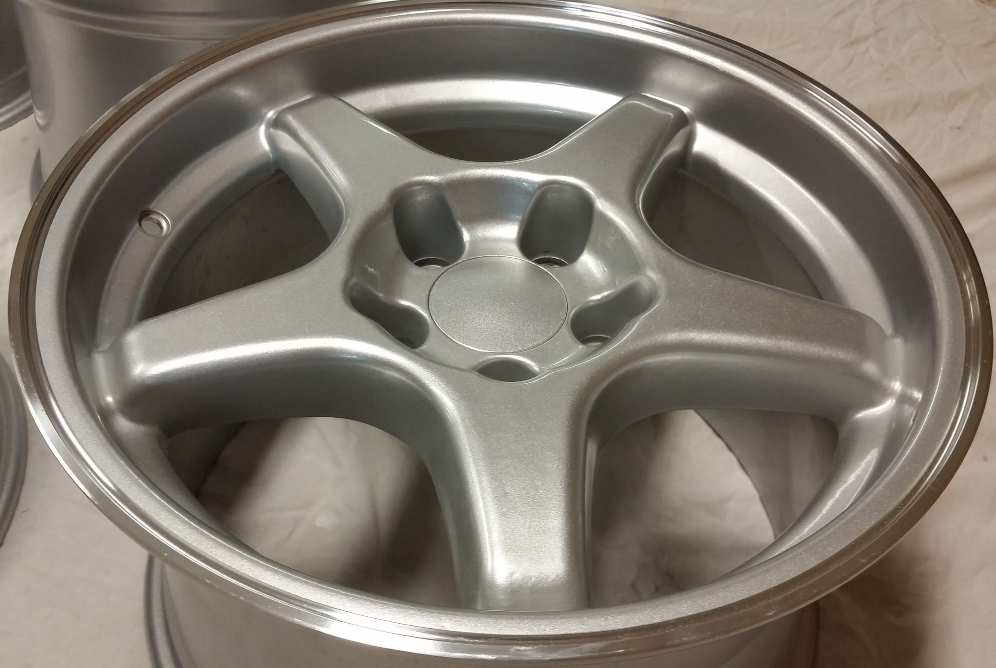 Wheels and Tires/Axles - For Sale: 4 ZR1 replica Wheels, 17”x11”, Offset: 50mm, $100 per pair, $190 for all 4 - Used - 0  All Models - Fort Wayne, IN 46845, United States