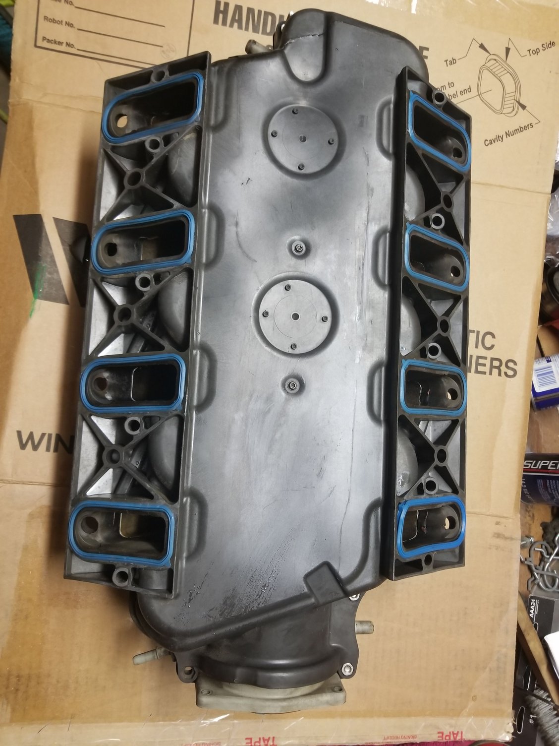 Ported Fast 90mm intake manifold cracked LS1TECH Camaro and