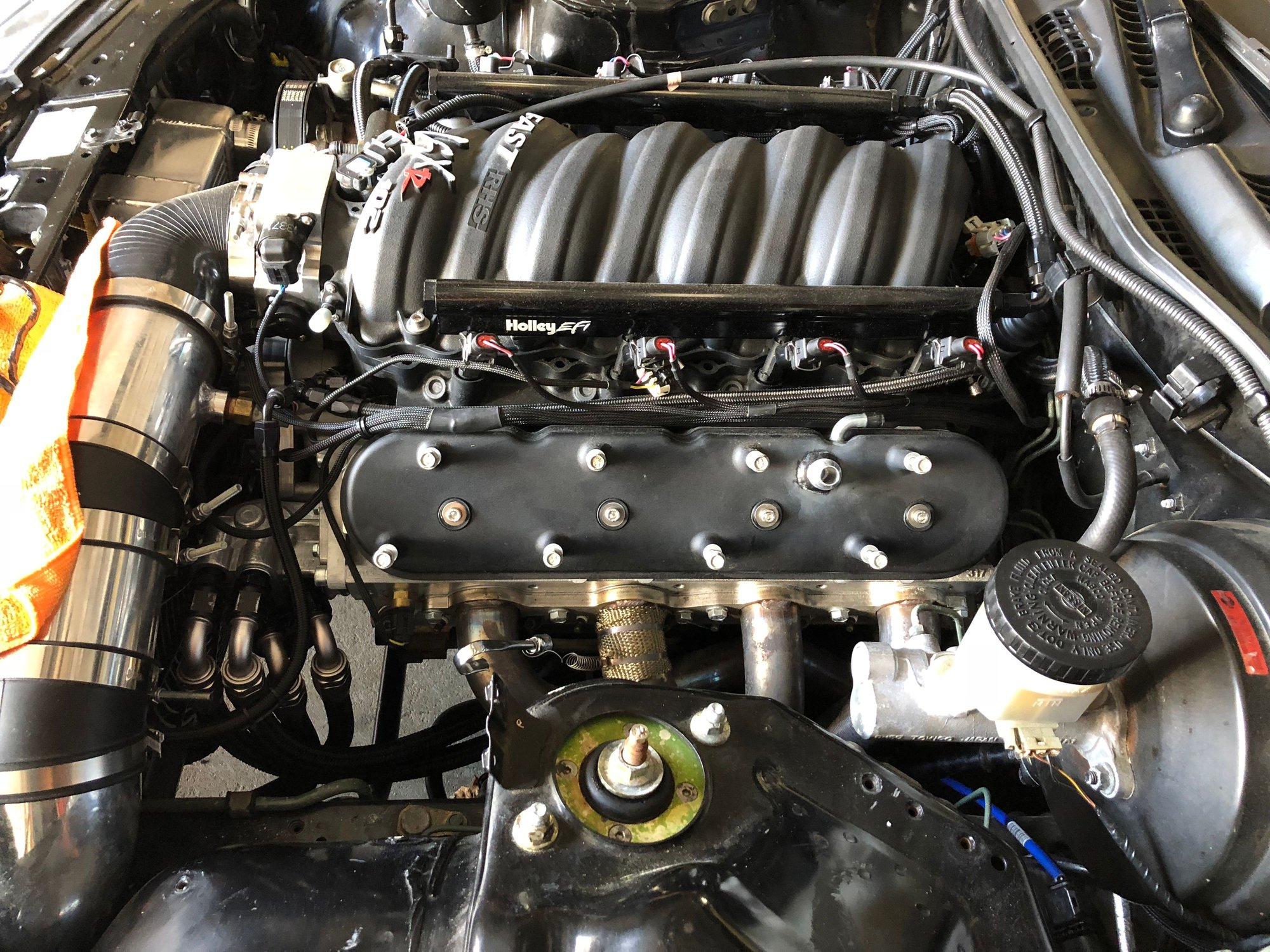 Holley Aluminum LS Valve Covers 241112 With 10AN Bungs LS1TECH