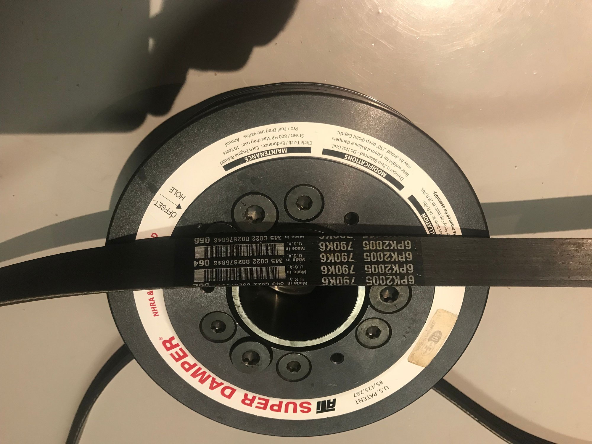  - ATI harmonic balancer & belt - Tampa, FL 33572, United States