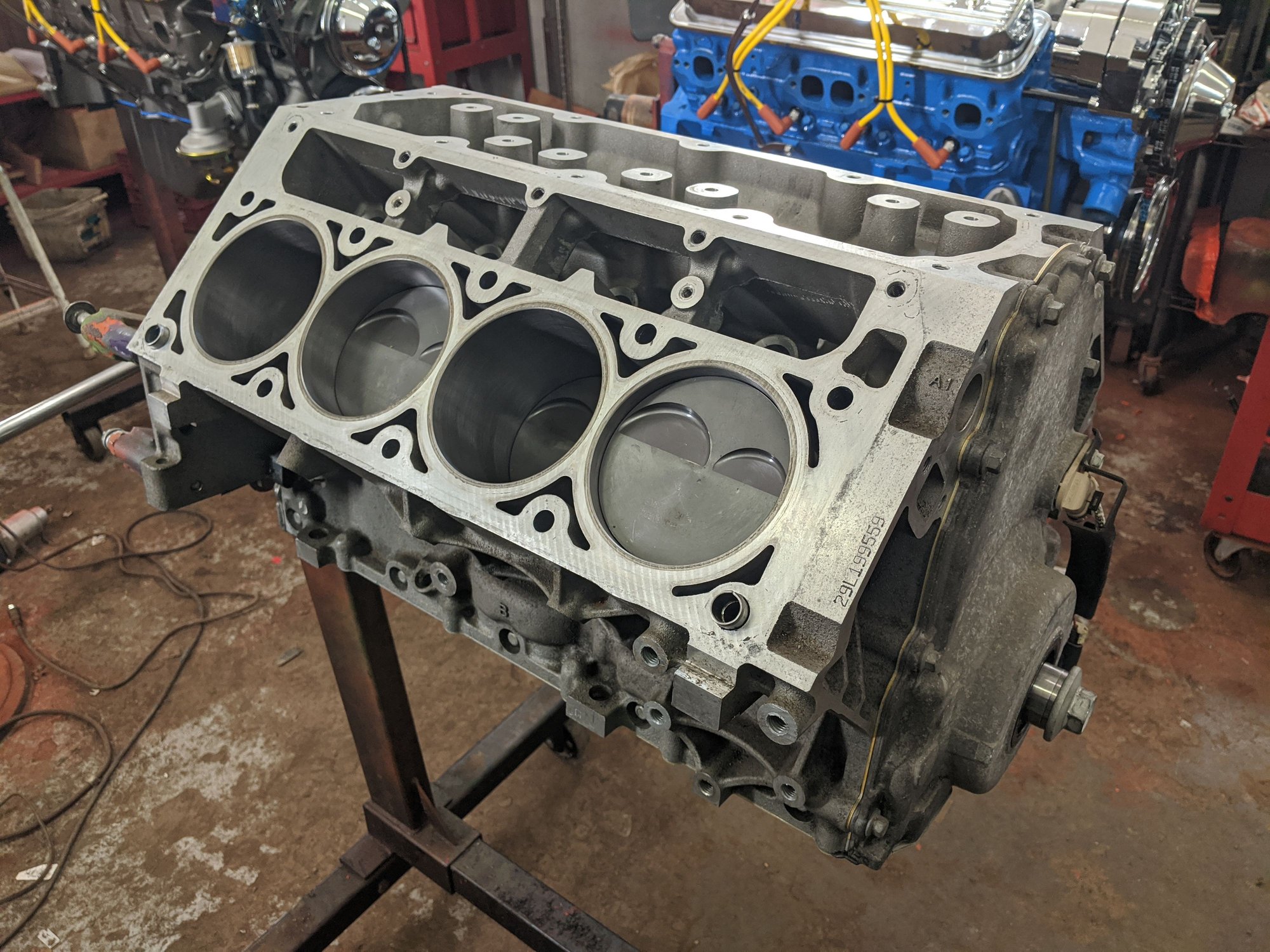 LS2 Stroker Short Block 408 with cam, timing set, oil pump, and more