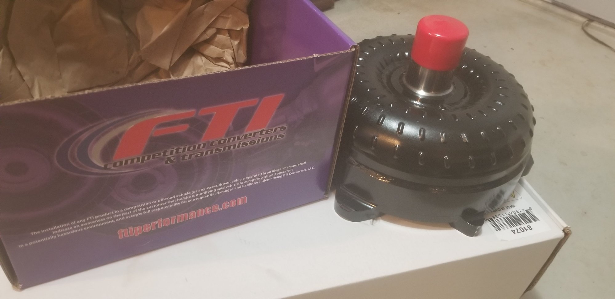 Drivetrain - new in box FTI 4L80e torque converter 3600 stall SRLS40086 - New - 0  All Models - Clemson, SC 29630, United States