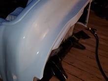 id have have to say ive got all the little imperfections with the filler primer and and then sanded down with 320 and then 400 grit. 