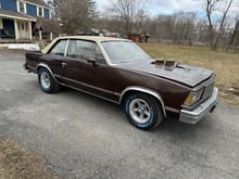 1979 'Bu that came as a package deal with the Vette. Ford 9" 4:10, Muncie M-22, 383 6-71 blower. Had enough sense to give my brother a good deal on this one. Seriously don't have the time for it. Sat next to the Vette in the same garage since 1999.