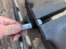 The dowels were very easy to cut even with my old, dull hacksaw blade.