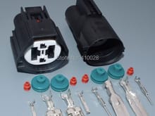 shhworldsea 1.5mm 9.5mm male female waterproof Oxygen sensor plug 4 position auto housing connector 7283-8497-90