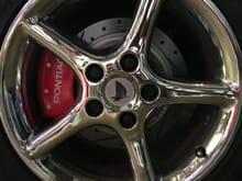 17"x9" chrome firehawk wheels