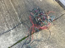 This is the nest of wires taken out.