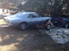 1st day owning my new project car 68 camaro 350