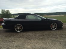 Here what my 19x10 / 19x11 set looks like. 275/30 front 305/30 rear, 2inch lip front, 3inch rear. Cheers from Sweden!