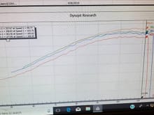 358 baseline . The 330 pull was a mess up.  

377 after tune . All stock c6 with a tune by Cesar aka *Subeone* 