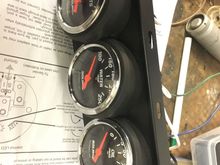 Gauges turn to driver...