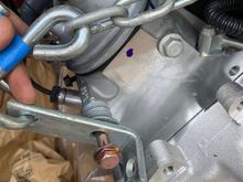 I'd never hoisted an aluminum headed engine.  I wasn't sure how strong those bolt holes were in the head so I was quite nervous.  The last thing that I wanted to do was strip out or break one of the bolt holes!