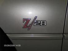 1st Gen Z28 badge