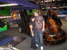 This is me and my girlfriend at the World of Wheels Car Show in New Orleans, LA