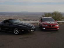My T/A and Chris203's Goat on the top of South Mountain in Phoenix