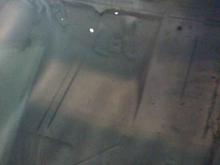 Floor pan in primer