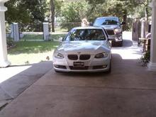 Back in 09 tt BMW fresh of the lot, with the boat truck in the back