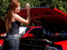 With Chuck's 1970 Charger at the Car Show for Cancer 2012