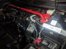 Tower Brace and Strano Master Cylinder Brace Installed